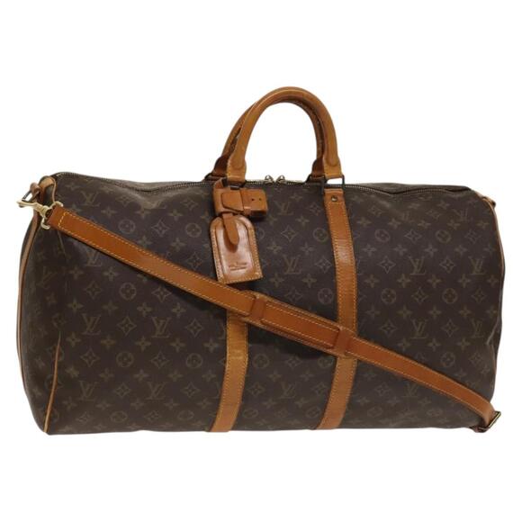 LOUIS VUITTON Monogram Keepall Bandouliere 55 Boston Bag M41414 - Picture 1 of 16